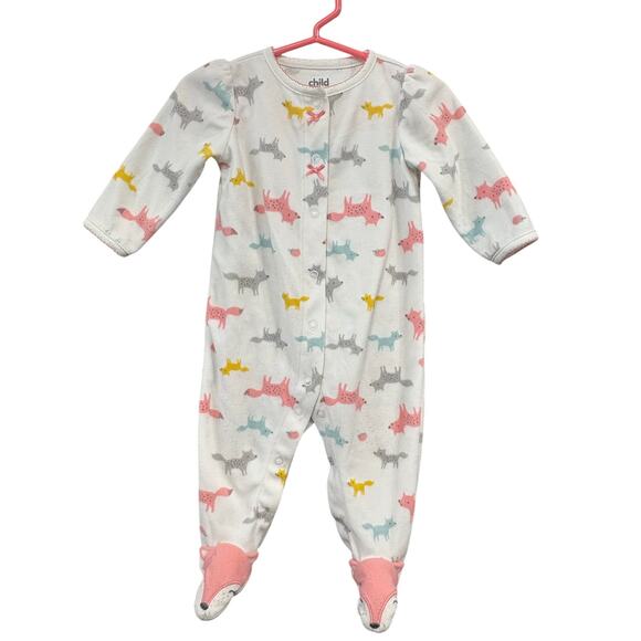 5/$15 Foxy Sleeper - Child of Mine by Carter's - 3-6mo - Picture 1 of 3